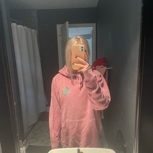 Santa Cruz Logo Hoodie Deep Pink